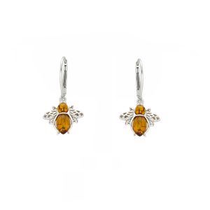 Usedom Ohrschmuck aus Silber mit Bernstein G.E-593C-RP