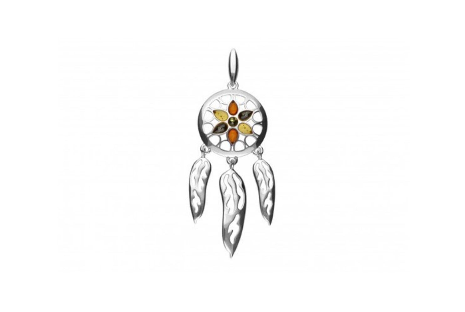 anhaenger-silber-925-bernstein-traumfaenger Anhänger Silber 925 Bernstein Traumfänger