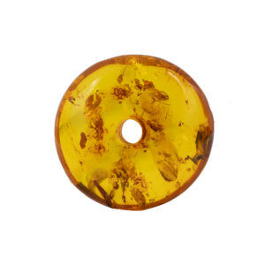 Usedom Damen Herren Anhänger Donut Bernstein