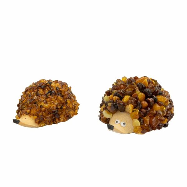 Usedom Schmuck Igel Holz Bernstein AT250