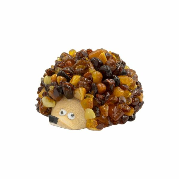 Usedom Schmuck Igel Holz Bernstein AT250