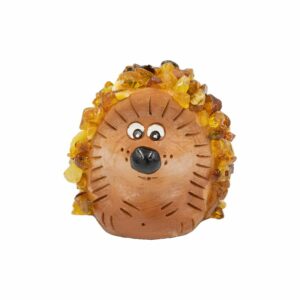 Usedom Schmuck Figur Igel Keramik Bernstein 