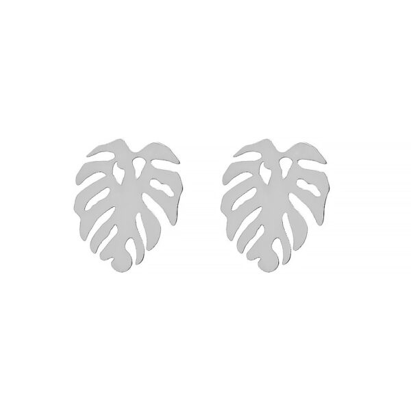 Monstera-Blume Silber 925