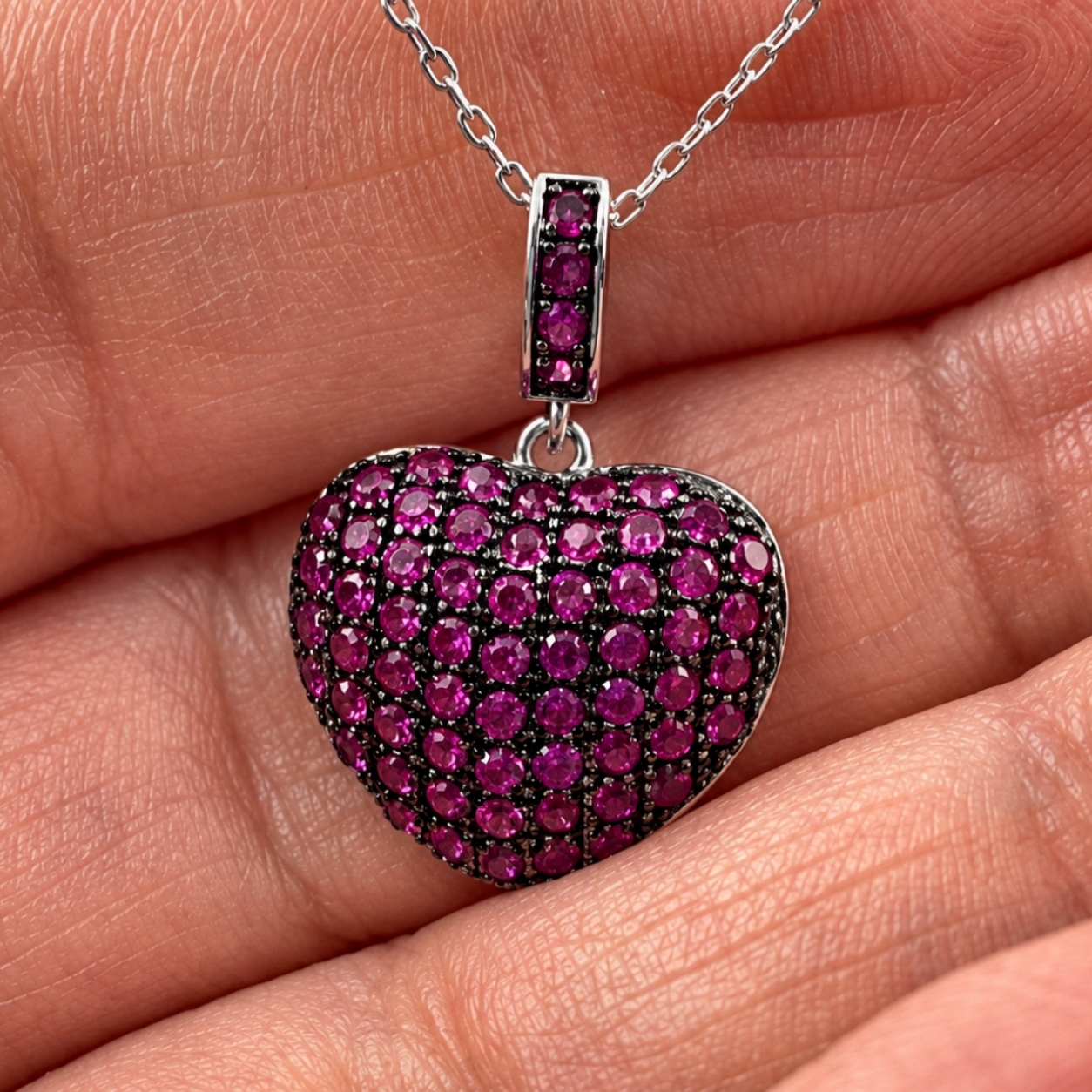 halskette-silber-925-herz-rosa-mit-zirkonia-1 Halskette Silber 925 Herz Rosa mit Zirkonia