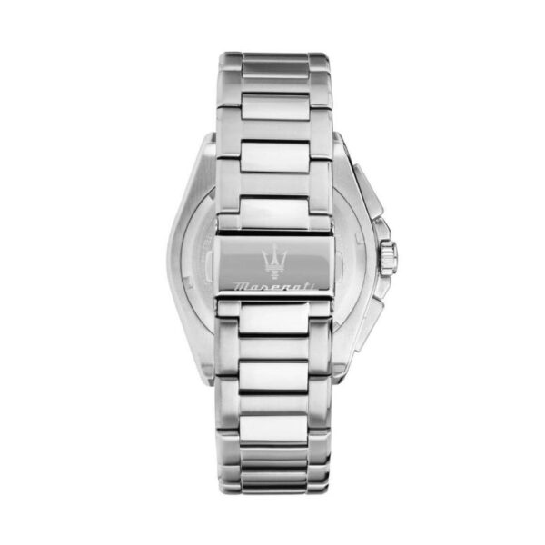 Maserati Velocita R8873652001 Herrenuhr – Chronograph 43 mm mit Edelstahl- & Lederarmband im limitierten Geschenkset