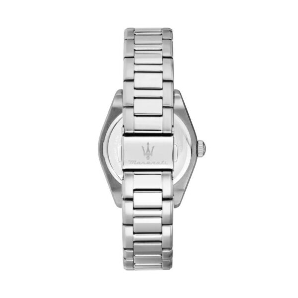 Maserati VELOCITÀ R8853152504 Damenuhr 35mm Silber – Damenarmbanduhr mit Edelstahlgehäuse und blauem Zifferblatt