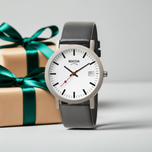 BOCCIA Titanium Herrenuhr 3622-01 Schwarz