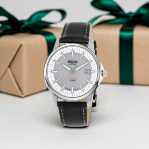 BOCCIA Titanium Solar Herrenuhr 3643-01 Schwarz