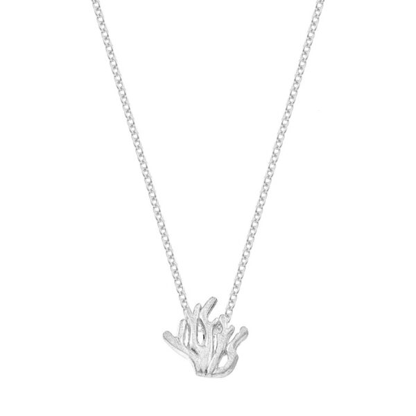 Koralle Halskette 925 Silber rhodiniert aus der Kollektion Meeresleben – maritimer Schmuck in edlem Design