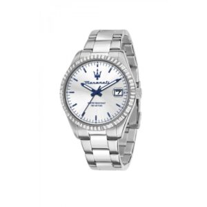 Maserati COMPETIZIONE R8853100045 Herrenuhr 43mm Silber – elegante Uhr für Herren mit Edelstahlarmband