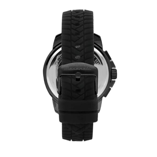 Maserati SUCCESSO R8871621011 Herrenuhr 43mm schwarz mit Silikonarmband