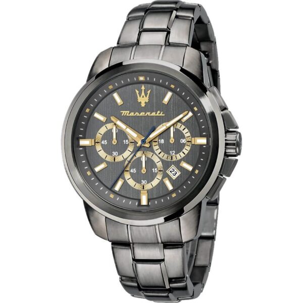 Maserati SUCCESSO R8873621007 Herrenuhr 44mm grau mit Chronograph