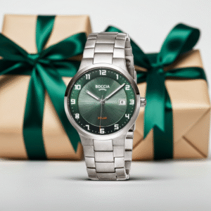 BOCCIA Titanium Solar Herrenuhr 3652-04 Silber