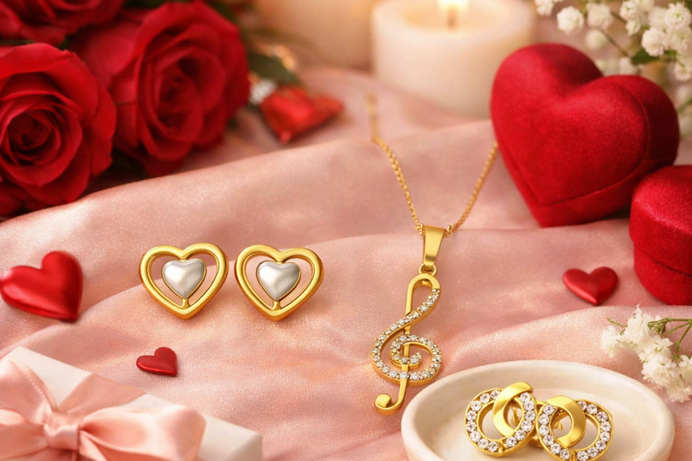 Valentinstagsgeschenk - Schmuck aus Gold 333, ein perfektes Geschenk für sie