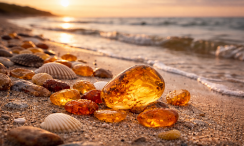 Ostseebernstein Usedom - Das fossile Harz der Ostseeküste; Naturbernstein von der Insel Usedom