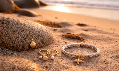 Maritimer Schmuck - Schmuck mit Meeresmotiven für jeden Anlass, Strand, Sommer, für Damen und Herren; Usedom Souvenir und Geschenk