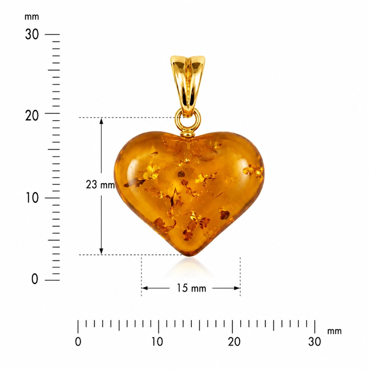 bernstein-anhaenger-gold-333-herzensgold-cognac-lineal Bernstein Anhänger Gold 333 Herzensgold Cognac in Herzform mit Goldöse; Goldanhänger Bernstein Herz ist ein eleganter Schmuck mit Ostseebernstein