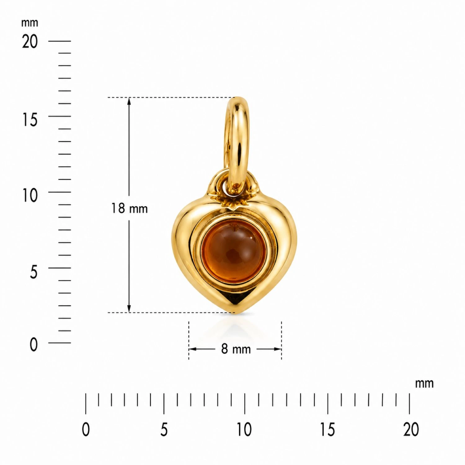 bernstein-anhaenger-gold-375-herzlicht-cognac-lineal Bernstein Anhänger Gold 375 Herzlicht Cognac mit echtem Ostseebernstein in Herzform; Schmuck mit Ostseebernstein